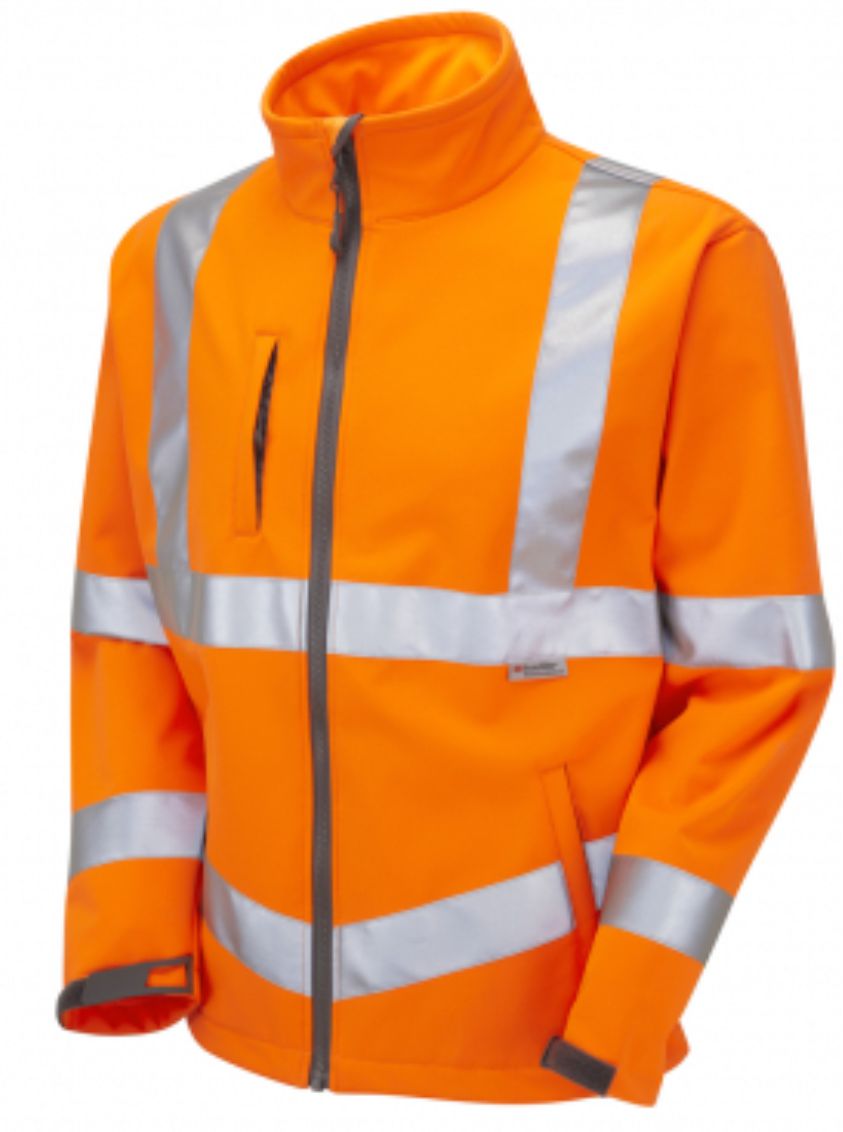 Leo Buckland ISO 20471 Class 3 Softshell Jacket